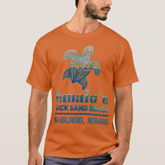 Punaluu Black Sand Beach Turtle T-shirt