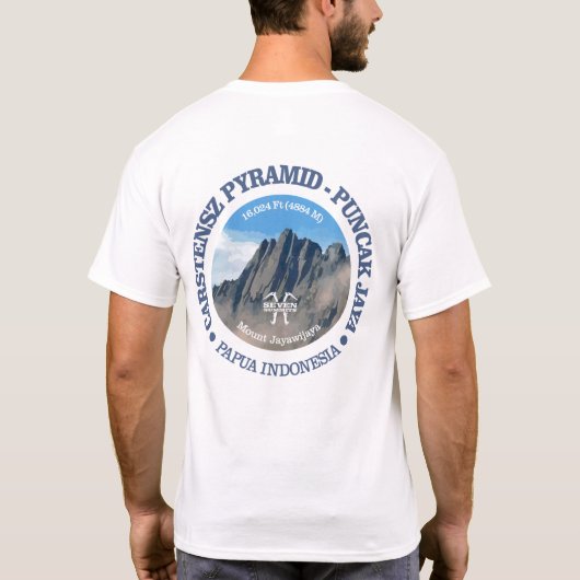 Puncak Jaya (Carstensz Pyramid) T-shirt (Achterkant)
