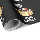 Puncakes Funny Pancake Pun Dark BG Cadeaupapier (Rol Hoek)