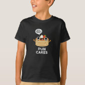 Puncakes Funny Pancake Pun Dark BG T-shirt (Voorkant)