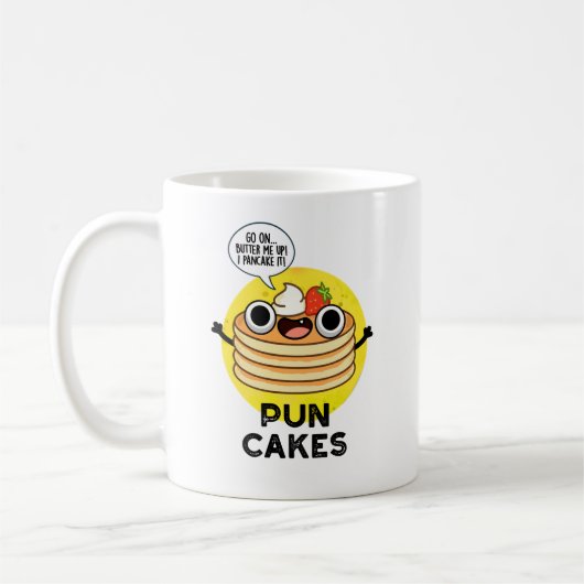 Puncakes Funny Pancake Pun Koffiemok (Links)