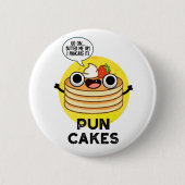 Puncakes Funny Pancake Pun Ronde Button 5,7 Cm (Voorkant)