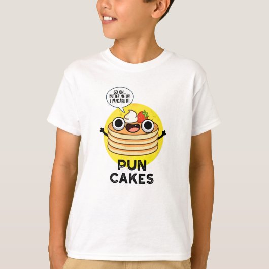 Puncakes Funny Pancake Pun T-shirt (Voorkant)