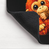 Punch aap met teddybeer knuffelende internet meme muismat (Hoek)