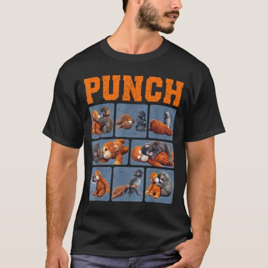 Punch aap  t-shirt (Voorkant)