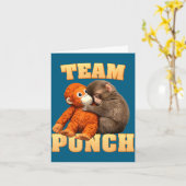 Punch aap team pakt kaart (Gele Bloem)