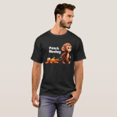 Punch Aap Virale Cute Grafiek is not correct, a mo T-shirt (Voorkant volledig)