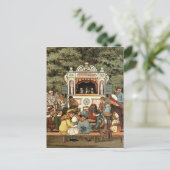 Punch and Judy Puppet Show" Briefkaart (Staand voorkant)