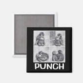 Punch baby aap meme magneet (Voorkant / Achterkant)