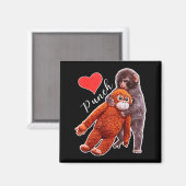 Punch baby aap meme magneet (Voorkant / Achterkant)