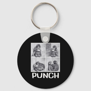 Punch baby aap meme sleutelhanger