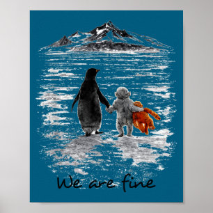 Punch baby aap ontmoet nihilist pinguïn e meme poster