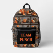 Punch Baby Monkey Bedrukte Rugzak (Voorkant)