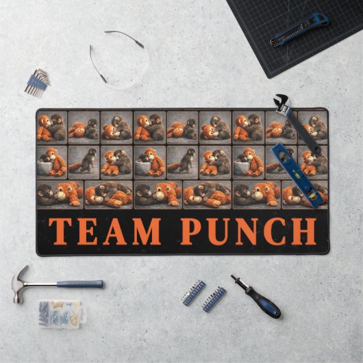 Punch Baby Monkey Bureaumat (Werkstation)