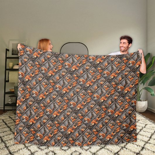 Punch Baby Monkey Fleece Deken