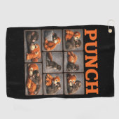 Punch Baby Monkey Golfhanddoek (Horizontaal)