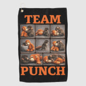 Punch Baby Monkey Golfhanddoek (Voorkant)