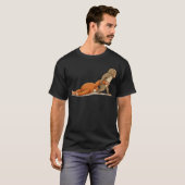 Punch Baby Monkey Knuffel Vriend Kunst T-shirt (Voorkant volledig)