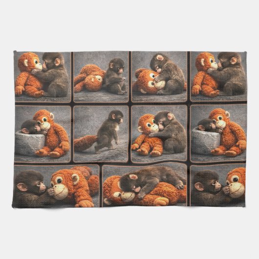 Punch Baby Monkey Theedoek (Horizontaal)