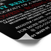 Punch Bag, Boksen klas advertentie Poster (Hoek)