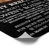 Punch Bag, Boksen klas advertentie Poster (Hoek)