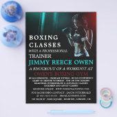 Punch Bag, Boxing Class Advert Flyer (Enkel)