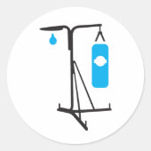 Punch Bag Classic Round Sticker (Voorkant)