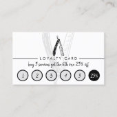 Punch Barber Coiffure Hairdresser Discount Loyalty Visitekaartje (Voorkant)
