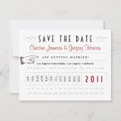 Punch Card Save the Date (Voorkant)