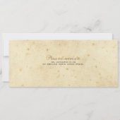 Punch Card Tea Length Uitnodiging (Achterkant)