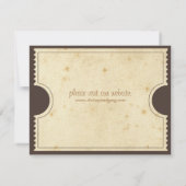 Punch Card Ticket Save the Date (Achterkant)