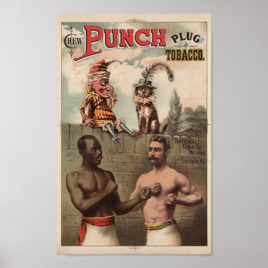  Punch Chewing Tobacco AD - 1886 Poster (Voorkant)
