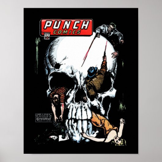 Punch Comics #12 Hoesje Art Poster (Voorkant)