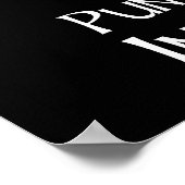 Punch de duivel in het gezicht! poster (Hoek)