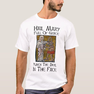 Punch de duivel in het gezicht! t-shirt