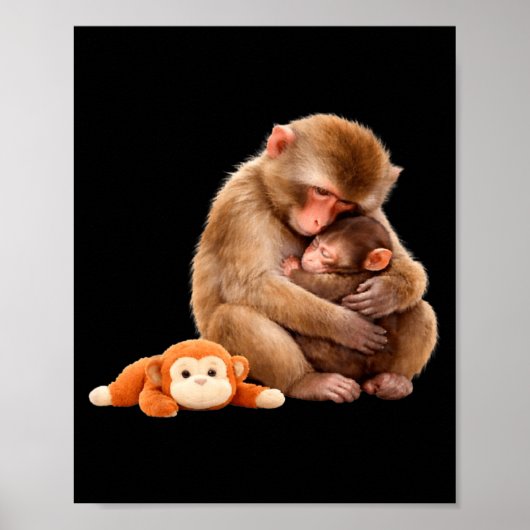 Punch de knuffelende knuffelbeer meme poster (Voorkant)