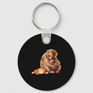 Punch de knuffelende knuffeldier meme sleutelhanger