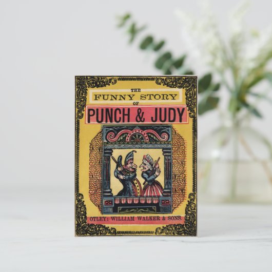  Punch en Judy Book Briefkaart (Staand voorkant)