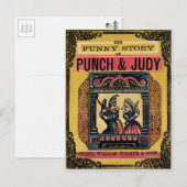  Punch en Judy Book Briefkaart (Voorkant / Achterkant)
