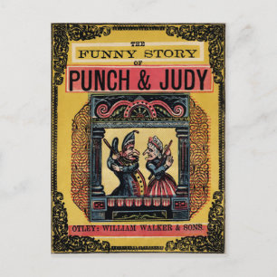 Punch en Judy Book Briefkaart
