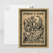  Punch en Judy Briefkaart (Voorkant / Achterkant)