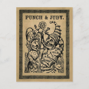Punch en Judy Briefkaart