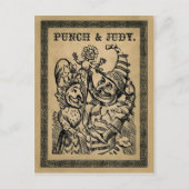  Punch en Judy Briefkaart (Voorkant)