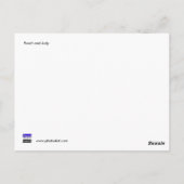 Punch en Judy Briefkaart (Achterkant)