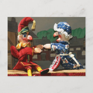 Punch en Judy Briefkaart