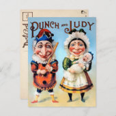  Punch en Judy Briefkaart (Voorkant / Achterkant)