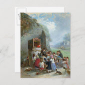 Punch en Judy Briefkaart (Voorkant / Achterkant)