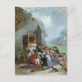 Punch en Judy Briefkaart (Voorkant)