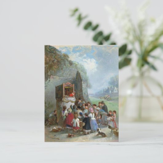 Punch en Judy Briefkaart (Staand voorkant)