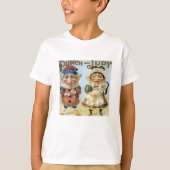 Punch en Judy, Britse poppen T-shirt (Voorkant)